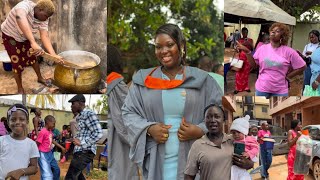 THE BIG DAY IS FINALLY HERE💃| HOW WE CELEBRATED MY SISTERS CONVOCATION CEREMONY | THIS PARTY IS WILD