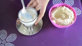 Weight gain recipe for kids : केसर बादाम मिल्क पाउडर / Instant Badam Milk Powder in Hindi ( 1 year+)