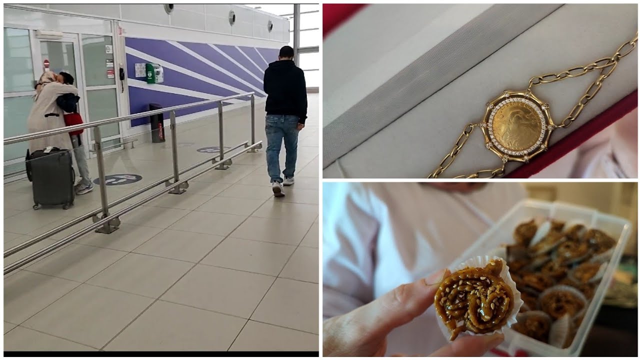 ماما جات عندي و أخيرا🇲🇦 تهلات فيا و جابت معاها الذهب❤️🎁