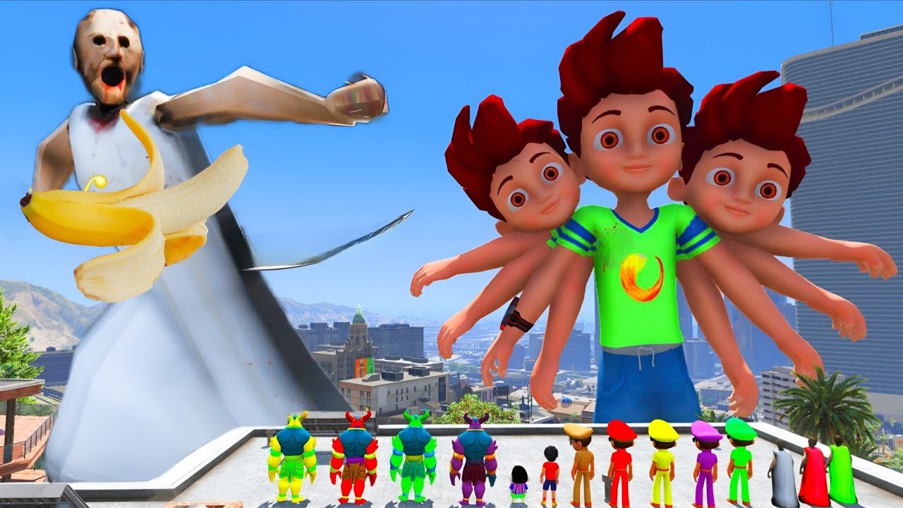 LITTLE SINGHAM WITH SHIVA KICKO SHINCHAN FOUND BIGGEST EVER KICKO IN GTA 5 #42