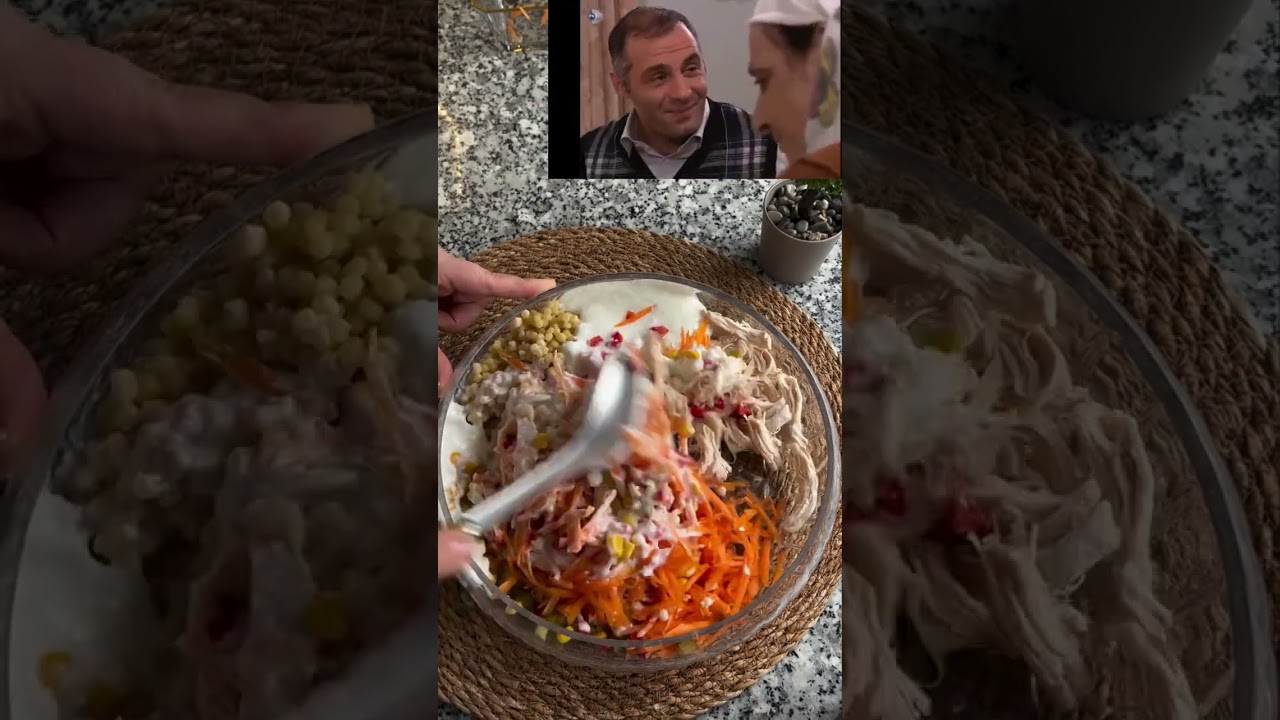Yoğurtlu Havuçlu Tavuklu Kuskus Salatası (2–3 Kişilik) #ramazan #food #tarif Yoğurtlu Havuçlu Tavuklu Kuskus Salatası (2–3 Kişilik) #ramazan #food #tarif