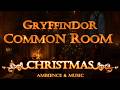 Harry Potter |  Gryffindor Common Room | Winter Ambience &amp; Music