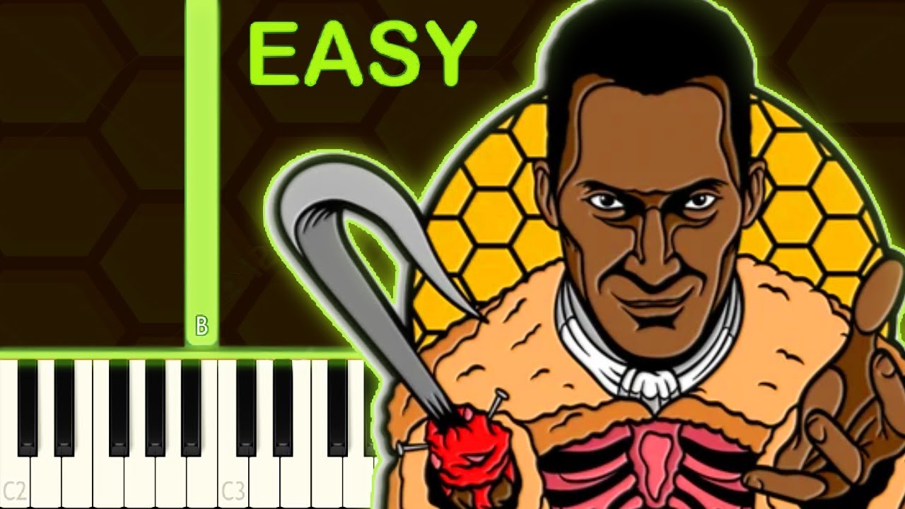 CANDYMAN THEME SONG EASY Piano Tutorial YouTube