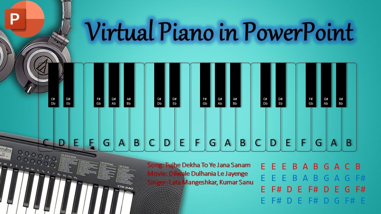 Virtual piano