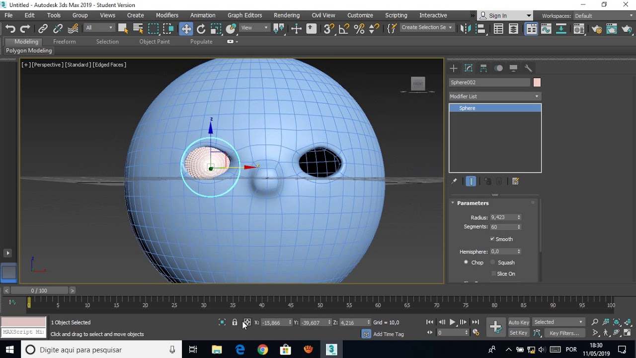 tutorial 3dsmax personagem e rig facial basico - YouTube