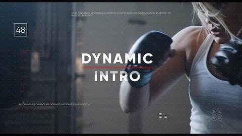 Dynamic Intro - After Effects Template