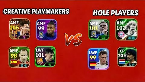 CREATIVE PLAYMAKERS OR HOLE PLAYERS🤔? WHICH PLAYSTYLE SHOULD YOU USE?