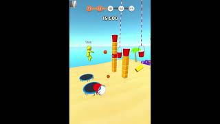 THE DUMBEST WAY TO Score A BALL 🤣 Jump Basketball 3D, levels 1 - 15 #shorts screenshot 3