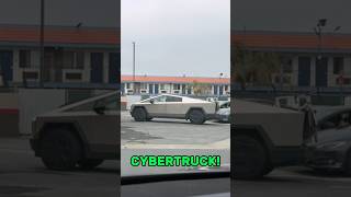 Our First Reaction Up Close 2024 Tesla CYBERTRUCK!🔥 #shorts