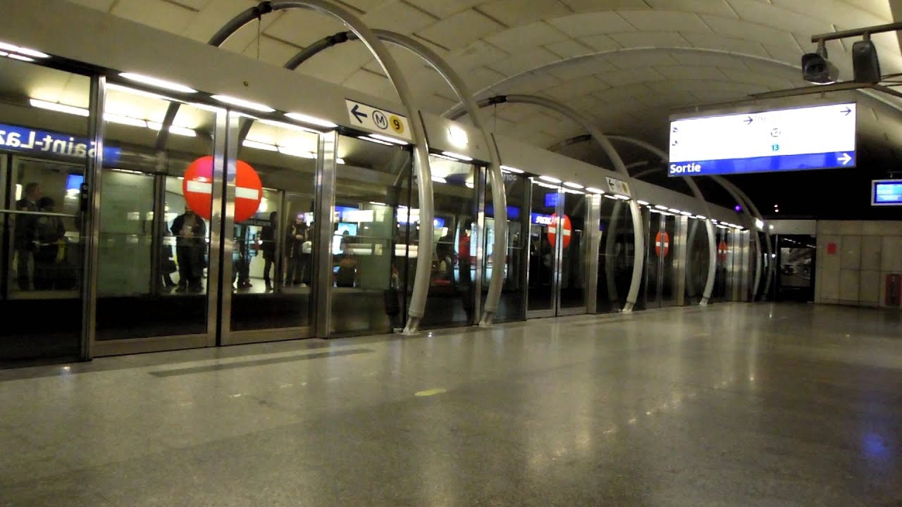 Autonomous Paris Metro Line 14 Switching at St Lazare