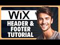 How to Make Header and Footer Smaller in Wix in 2026