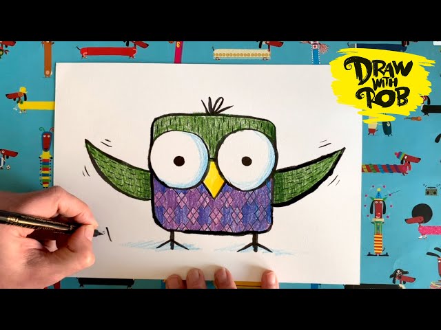 #DrawWithRob 10 Eugene the Owl