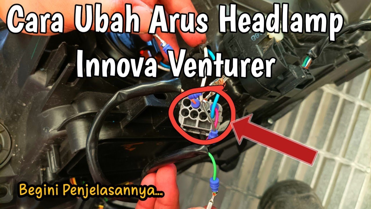 🔴 Innova Reborn Upgrade Headlamp Venturer | Cara Ubah kelistrikan Headlamp |  Diary Otomotif