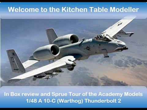 Academy 1/48 A10-C Thunderbolt 2 In Box Sprue Tour and