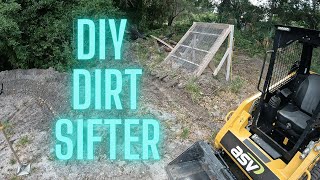 SIFTING DIRT WITH MY HOMEMADE DIRT SIFTER!!!