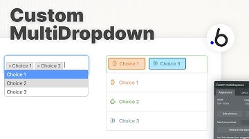 No More Ugly Multi Dropdowns | Bubble Custom Element Tutorial