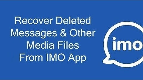 How to get back the image message to deleted Imo very easily||2025