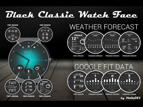 Black Classic Watch Face