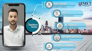 SOFTWARE ENGINEER || JSPIDERS NOIDA || PLACED STUDENT REVIEW