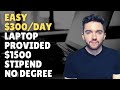 Easiest $300/Day Work-At-Home Job Laptop Provided $1500 Equipment Stipend No Degree 202