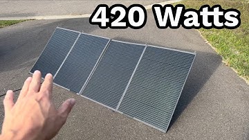 The BEST Portable Solar Panel! Bluetti PV420 Foldable Solar Panel Review