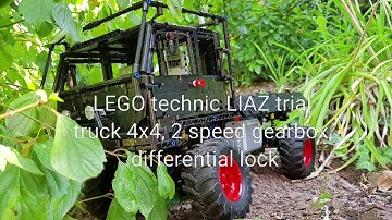 LEGO technic LIAZ trial truck BUILDING INSTRUCTIONS