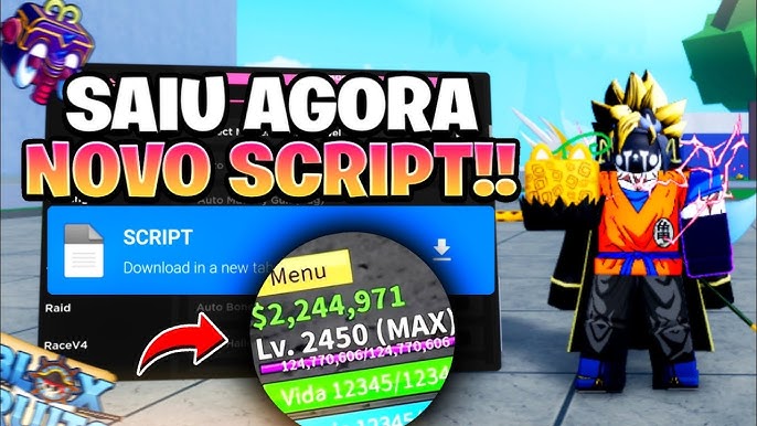 UPDATE 20!! 🔥SCRIPT BLOX FRUITS🍎 ATUALIZADO PARA CELULAR E PC!! PEGA  LEVEL MAX E FRUTA DO MAMUTE🐘 