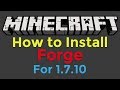 【人気ダウンロード！】 minecraftforge 1.7.10 279411-Minecraft forge 1.7 10