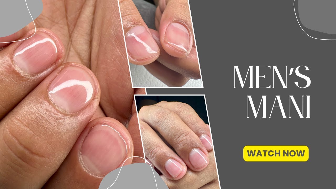 ✨ Relaxing & Satisfying Men’s Manicure | Gentle Nail Care & Grooming ASMR (No Talking)