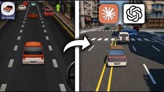 اعدت تصميم لعبة الطفولة Dr.driving و حولتها الى 4K بالذكاء الاصطناعي فقط! screenshot 3