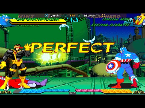 GRAN VICTORIA DE YORCH Y CON PERFECT INCLUÍDO!! 🔥🔥🔥 Marvel Super Heroes VS Street fighter!!