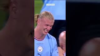 Así FUE la TREMENDA REACCIÓN de ERLING HAALAND y GUARDIOLA al SER CAMPEÓN de CHAMPIONS