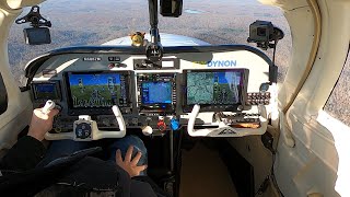 DYNON SKYVIEW HDX FULL GLASS PANEL w/ AVIDYNE IFD540 | MooneyM20C Ranger | N6887N