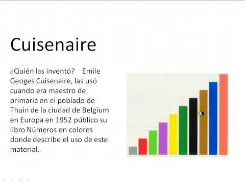 regletas de cuisenaire 