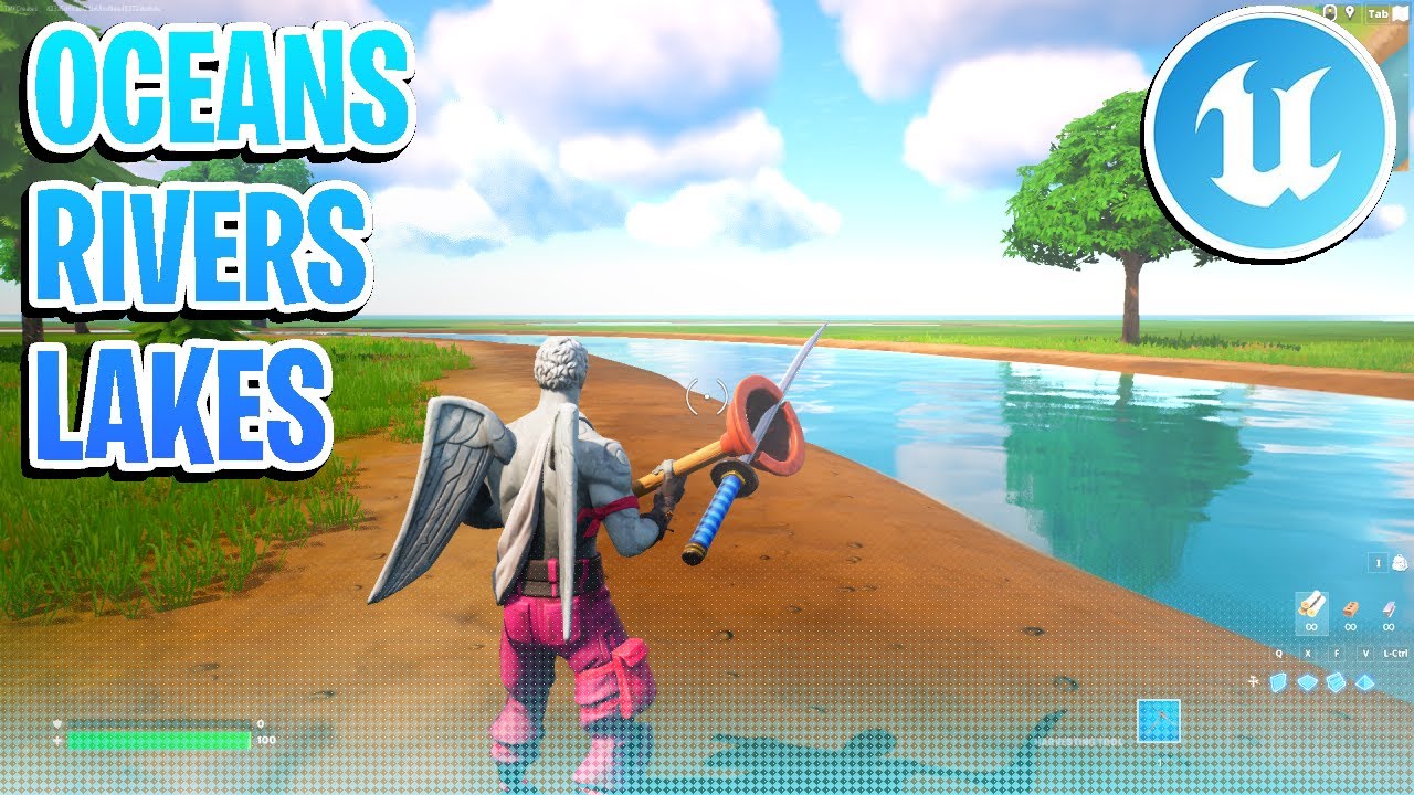 How to create oceans, lakes & rivers in UEFN/Creative 2.0