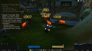 Improving Retail WoW Combat Text