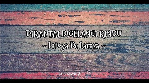 Dirantai Digelangi Rindu ~ Exists ( Cover by Latoya De Larasa + Lirik )