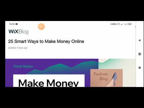 How to earn money online from wix.com from canada and Australia
