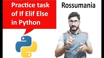 Example Task of If Elif Else statement in Python | Python Full Course for Beginners in Hindi | Urdu