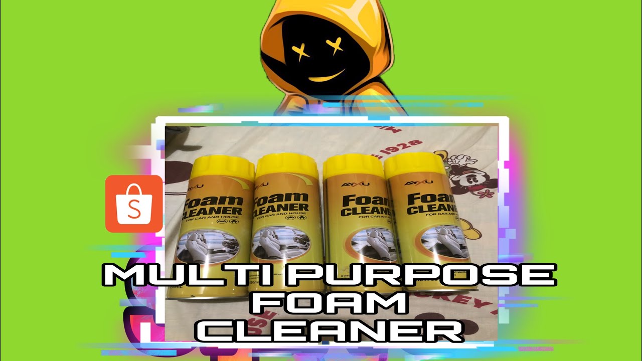 AYXUMultipurpose Foam Cleaner Review YouTube