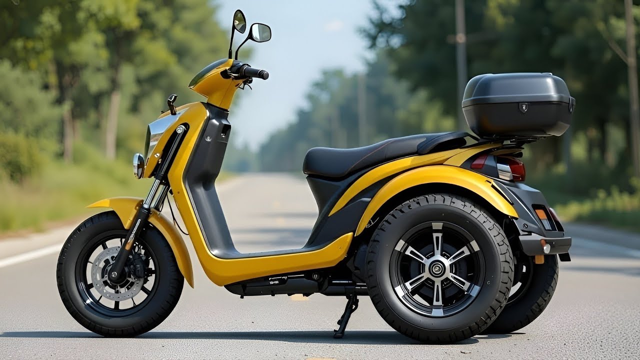 2026 Three-Wheeled Electric Scooter Trike | Ultimate City Ride!