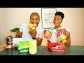 TRYING EXOTIC ASIAN SNACKS IN SOUTH AFRICA | SPICY NOODLE CHALLENGE