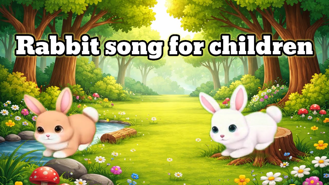Bunny Song 🐰🐰 | The Bunny Ran Away | Fun Counting Song for Kids - YouTube