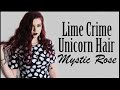 Dying My Hair With Lime Crime Unicorn Colour | Mystic Rose | Vinda FlyFox