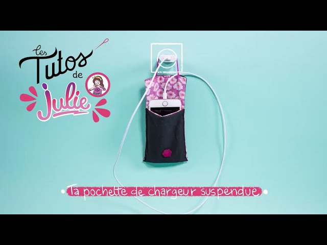 Étui - pochette range disque dur avec le câble - Tuto couture ValMa Créas 