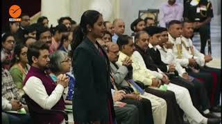 SRIT Student receiving award from President of India screenshot 1