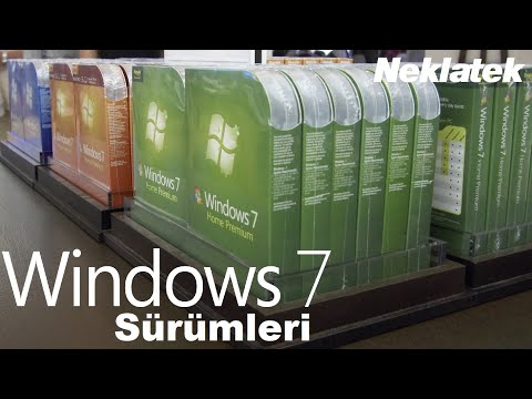 Video: Windows 7 Sürümleri