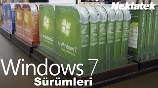 Windows 7 Sürümleri Resimi