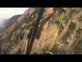 Feet can&#39;t keep, on the ground. Paragliding over Pacifica.