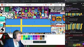 UK Declares war on Sweden over a Sausage Role - r/place